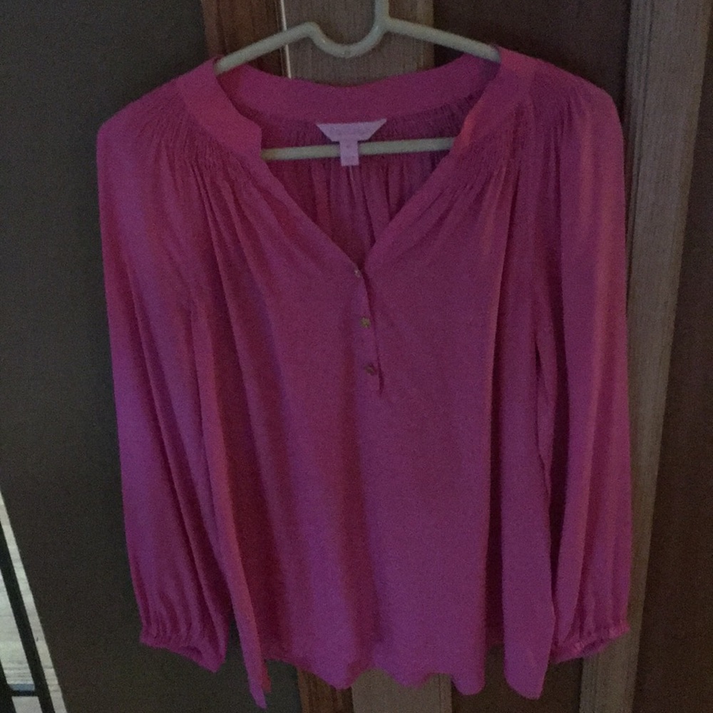 Lily Pulitzer Elsa top in pink